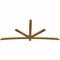 Ekena Millwork Alberta Rough Sawn Timber Gable Bracket, Western Red Cedar, 108"W x 49"H x 2"D x 4"F, 11/12 Pitch GBW108X49X0204ALB00RWR - alternate 3